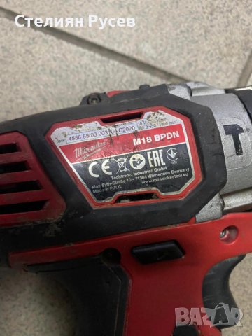 акумулаторен винтоверт milwaukee m18 bpdn - , снимка 6 - Винтоверти - 39296116