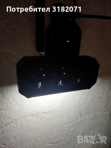 Разклонител с нощна лампа,с 3 опции на светене, снимка 5 - Други - 52061211