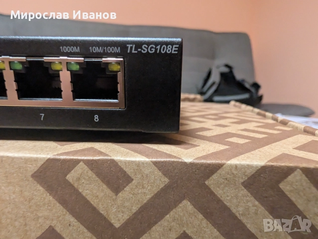 Суич TP-Link TL-SG108E, снимка 2 - Суичове - 52788715