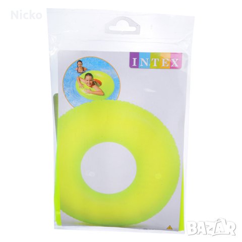 Детски голям надуваем пояс INTEX Neon FROST, снимка 4 - Надуваеми играчки - 40969666