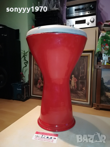 ЧЕРВЕНА ГОЛЯМА ТАРАМБУКА 0704221208, снимка 3 - Ударни инструменти - 36374871