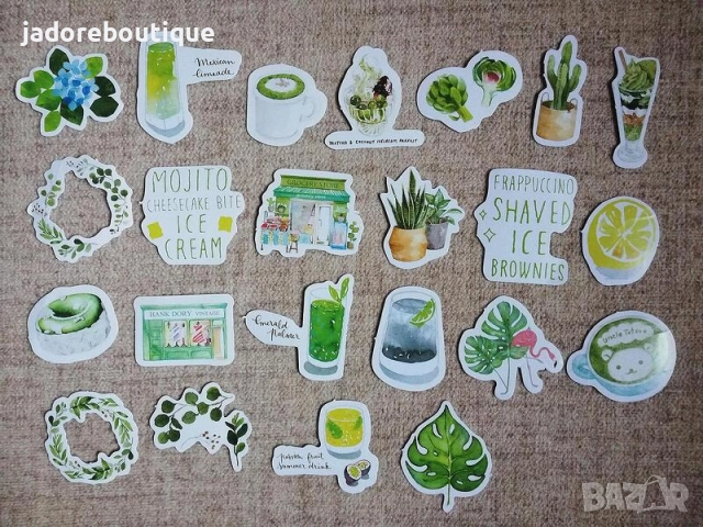 Скрапбук стикери за декорация планер 23 бр /комплект - различни видове #2, снимка 5 - Други - 34638724