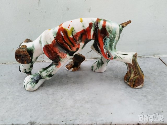 порцеланова статуетка-куче, снимка 2 - Статуетки - 33930150