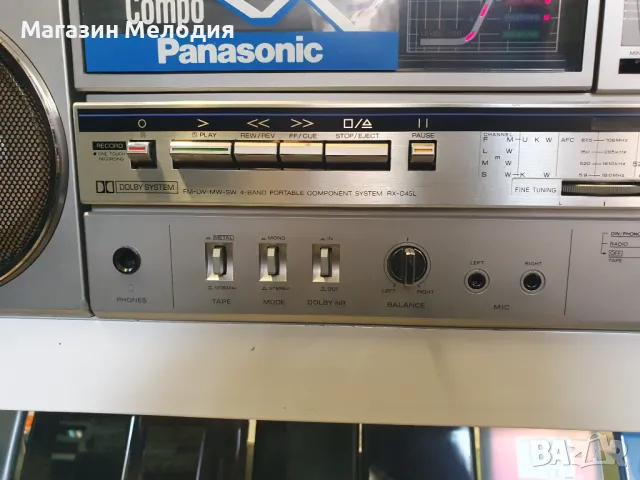 Радиокасетофон Panasonic RX-C45L В отлично техническо и визуално състояние., снимка 9 - Радиокасетофони, транзистори - 48040142