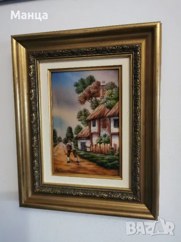 Емайлирана картина Лимож(Limoge), снимка 6 - Антикварни и старинни предмети - 49153255