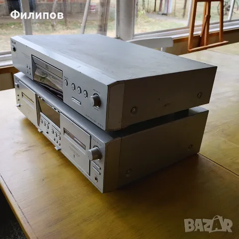Sony CDP-XE270 и Sony TC-WE475, снимка 4 - Аудиосистеми - 56271522