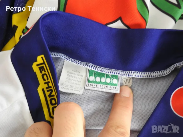 Тениска Diadora — Мъже размер XL Синьо, снимка 4 - Тениски - 56319359