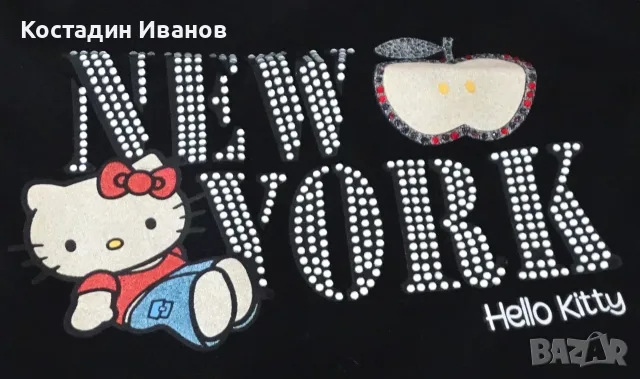Hello Kitty New York текстилна раница, снимка 2 - Раници - 56312864