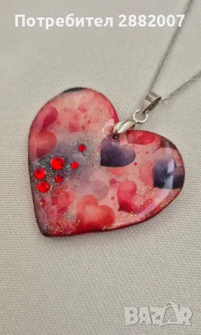 Ръчно изработени бижута "Pure love"💝., снимка 9 - Колиета, медальони, синджири - 49155956