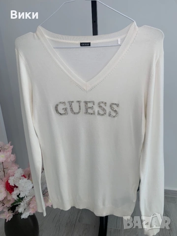 Guess оригинална блуза размер М, снимка 3 - Блузи с дълъг ръкав и пуловери - 53018835