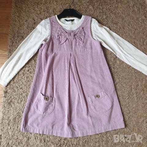 Сет сукман и блузка George с чорапогащник, снимка 2 - Детски рокли и поли - 34440187