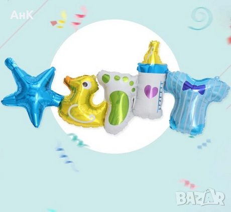 Балон за парти на бебе момченце или момченце, снимка 1 - Други - 34555487