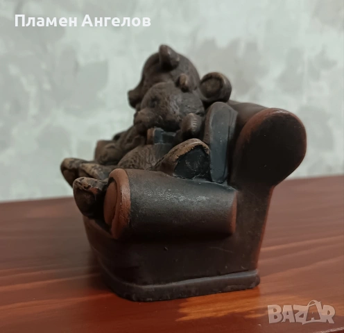 Ретро, колекционерска фигурка на "Teddy Ber" , снимка 5 - Фигурки - 53239934
