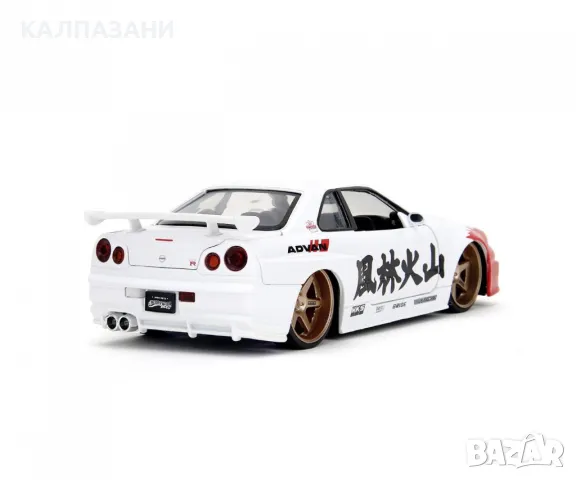 Street Fighter Nissan Skyline GTR 1:24 253255071, снимка 3 - Коли, камиони, мотори, писти - 49057742