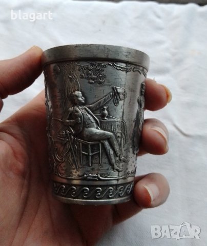 Немски чаши-калаена сплав, снимка 2 - Антикварни и старинни предмети - 34592664