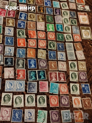 Винтидж ПОЩЕНСКИ марки Елизабет , снимка 4 - Филателия - 52938642