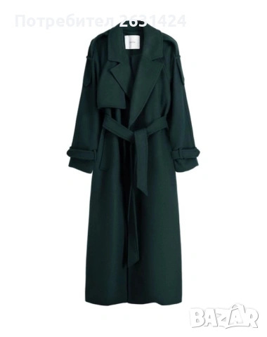 Дълго палто bershka