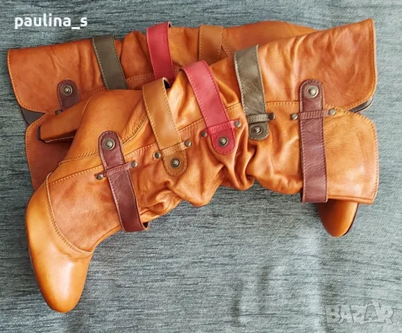 Четири чифта пролетно - есенни ботуши тип боти / Гърция , снимка 15 - Дамски ботуши - 49400677