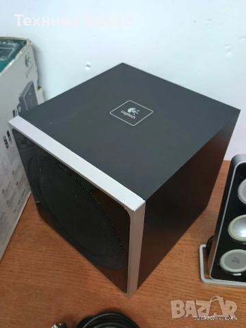 Аудио системка 2.1 Logitech Z-4. 8 инча. Чудесен звук. , снимка 6 - Аудиосистеми - 53643313