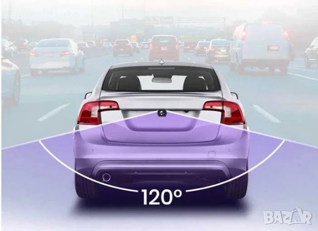 HD Цветна Kaмера за Заден ход 720P 120", снимка 3 - Аксесоари и консумативи - 40064159