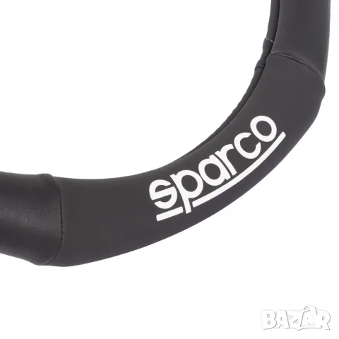 Калъф за волан Sparco черен PVC размер S, снимка 2 - Аксесоари и консумативи - 55859863