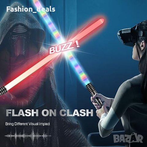 Нов светлинен меч с 11 цвята и звук USB акумулаторен Деца Подарък, снимка 3 - Други - 42415540