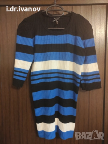 еластична рипсена тънко плетиво блуза Dreamstar , снимка 1