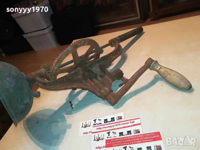 РЕТРО МАШИНЕРИЯ ОТ ФРАНЦИЯ-АНТИКА 1911221631, снимка 15 - Антикварни и старинни предмети - 38726044