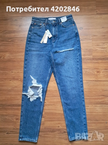 💎 Topshop Mom Jeans 💎 , снимка 4 - Дънки - 53212130