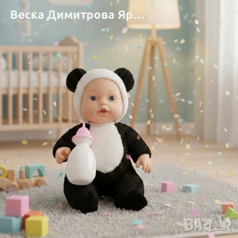 Интерактивна кукла бебе с костюм на животно – говори, смее се и плаче (30 см), снимка 3 - Кукли - 53162214
