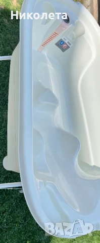 Бебешко корито със стойка и термометър, снимка 4 - За банята - 50902038