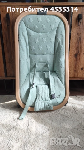 Бебешки шезлонг / люлка Chipolino Velvet – много запазен, като нов, снимка 7 - Детски шезлонги - 53841562