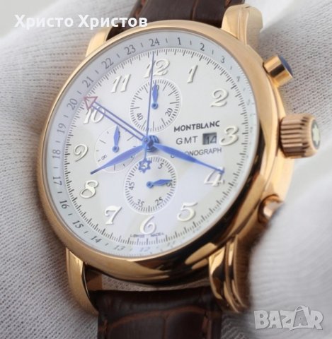 Мъжки луксозен часовник Montblanc, снимка 3 - Мъжки - 41741219