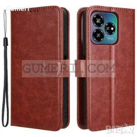 ZTE Axon 60 Lite Тефтер "Wallet", снимка 2 - Калъфи, кейсове - 48027998