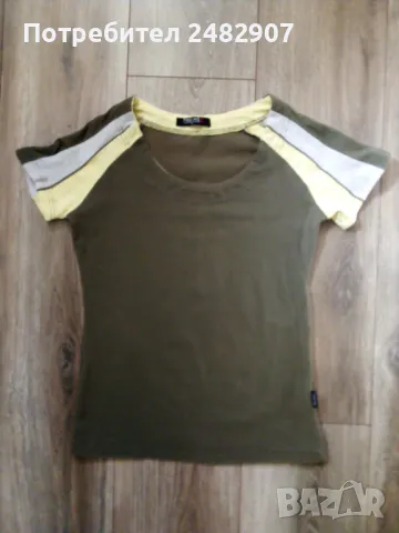 Дамска блуза с къс ръкав, снимка 2 - Тениски - 47640558