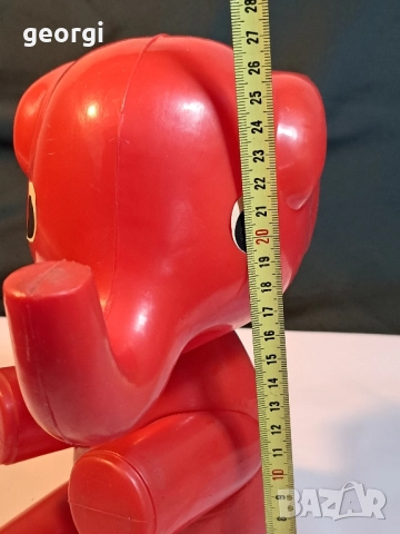 стара българска играчка от соца слон 20/4, снимка 6 - Антикварни и старинни предмети - 51706396