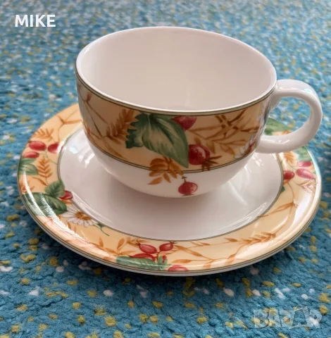 Royal Doulton Expressions Edenfield  чашки и чинийки, снимка 3 - Антикварни и старинни предмети - 55875253