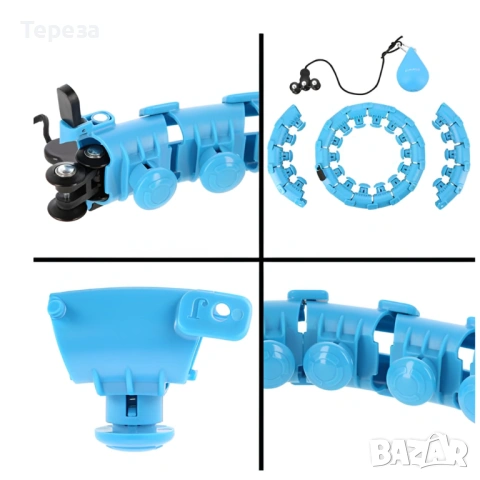 🆕️ Сгъваем обръч за спортуване, снимка 4 - Фитнес уреди - 53636507