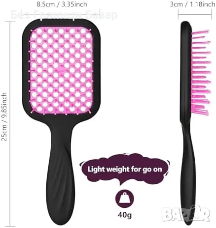 Нова SHINLEA Детайлираща четка за суха и мокра коса жени прическа, снимка 2 - Аксесоари за коса - 47534525