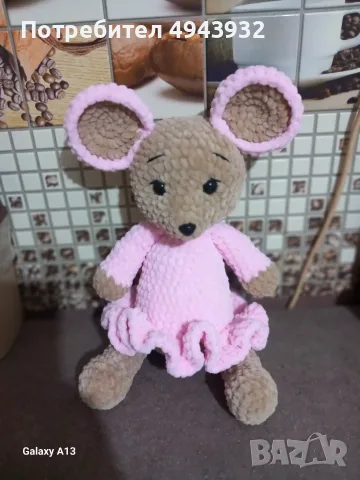 Ръчно плетени плюшени играчки на една кука / Амигуруми за подарък, снимка 2 - Плюшени играчки - 56001883