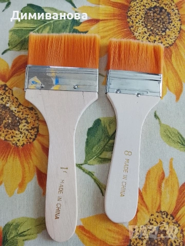 Комплект дунапренени валяци + две широки четки, снимка 3 - Ученически пособия, канцеларски материали - 53578094