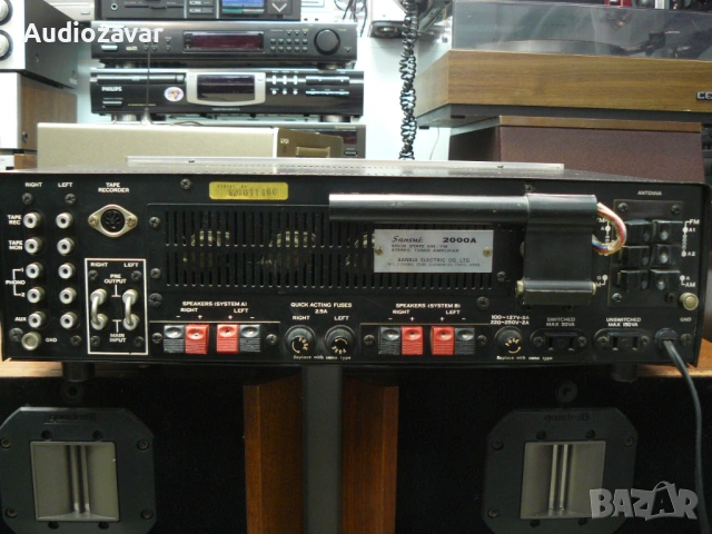 Стерео ресийвър Sansui 2000A, снимка 3 - Ресийвъри, усилватели, смесителни пултове - 53458604