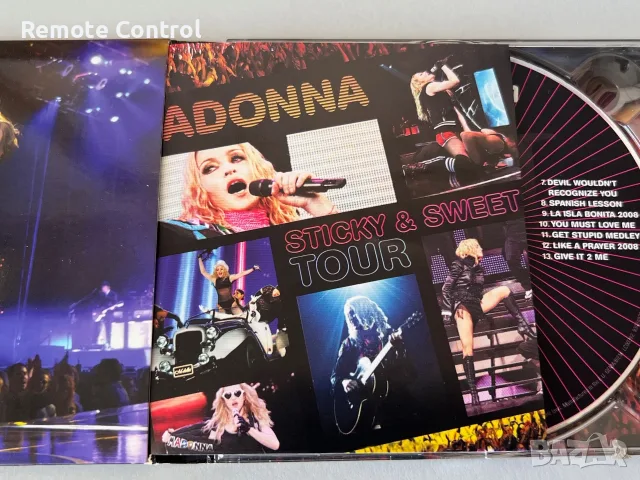 CD+DVD MADONNA - STICKY & SWEET TOUR (2010), снимка 5 - CD дискове - 55800582