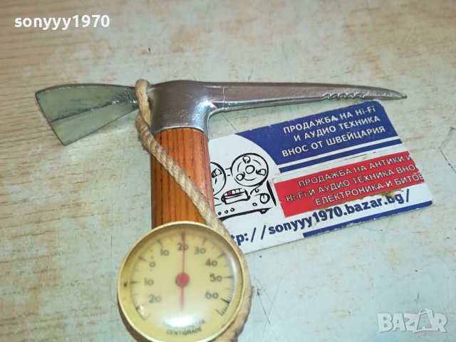 ПИКЕЛ АНТИКА ТЕРМОМЕТЪР ОТ ГЕРМАНИЯ 1902240811, снимка 9 - Антикварни и старинни предмети - 44363382