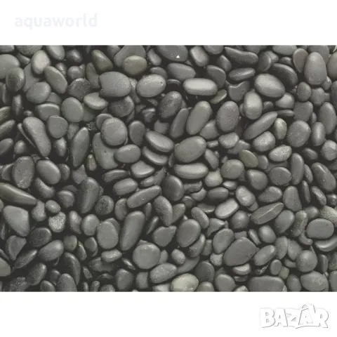 "ПРОМОЦИЯ" Грунд Естествен речен пясък "Black River" 4-6мм 2кг