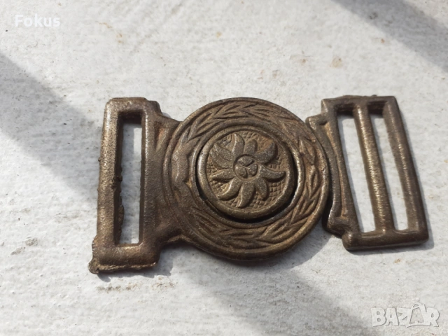 Стара бронзова тока катарама закопчалка