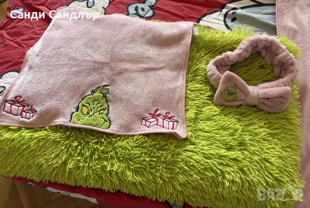 Одеало на Гринч, чаши на Гринч, шише на Гринч, снимка 2 - Коледни подаръци - 55768524