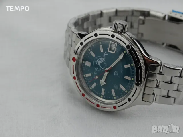 ВОСТОК АМФИБИЯ АВТОМАТИЧЕН-"SCUBA DUDE" ref: 420059, снимка 3 - Мъжки - 43232645