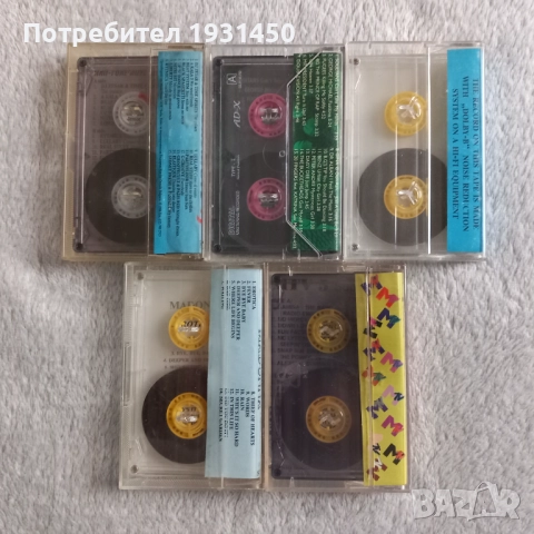 аудиокасетки 5бр. , снимка 3 - Аудио касети - 51810235