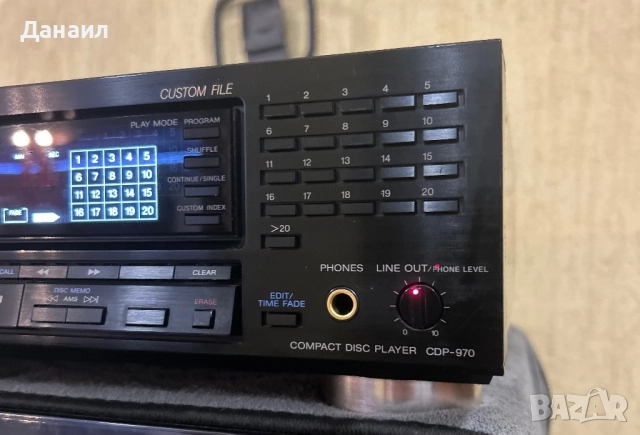 SONY CDP-970, снимка 6 - Аудиосистеми - 52383343